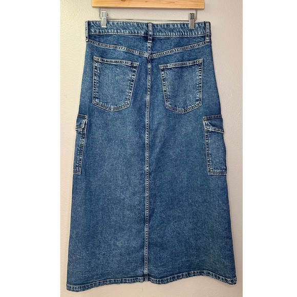 GAP Denim Cargo Maxi Skirt - Picture 6 of 7